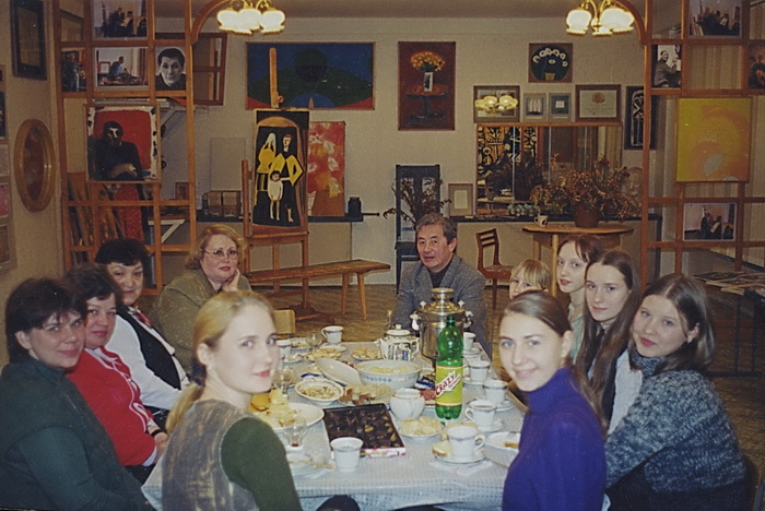 Встреча с Э.И.Русаковым, 2004